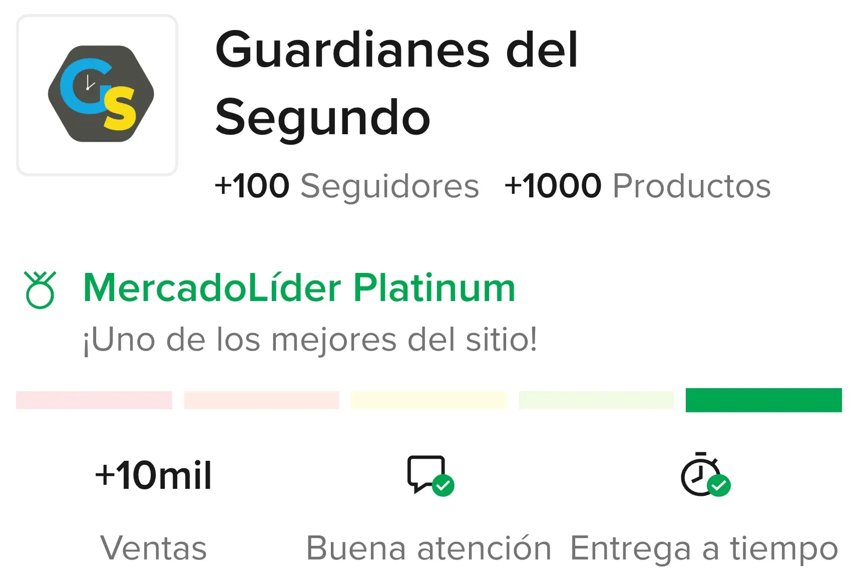 MercadoLíder Platinum - Uno de los mejores del sitio con más de 10mil ventas